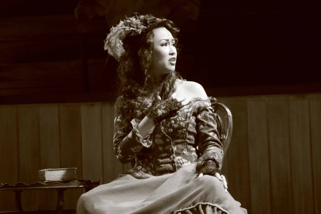 Kalila Aguilos as the seductive Lucy Harris. Repertory Phil.’s “Jekyll & Hyde” ran until April 22, 2012. Photo by Jude Bautista